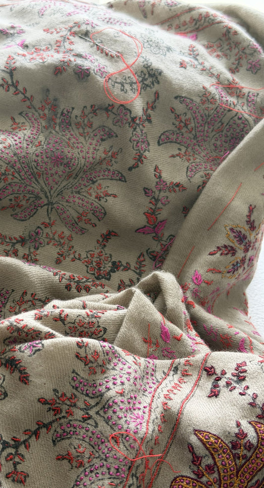 Sozni by a British Window: Notes From a Shawl That Will Take Me Months