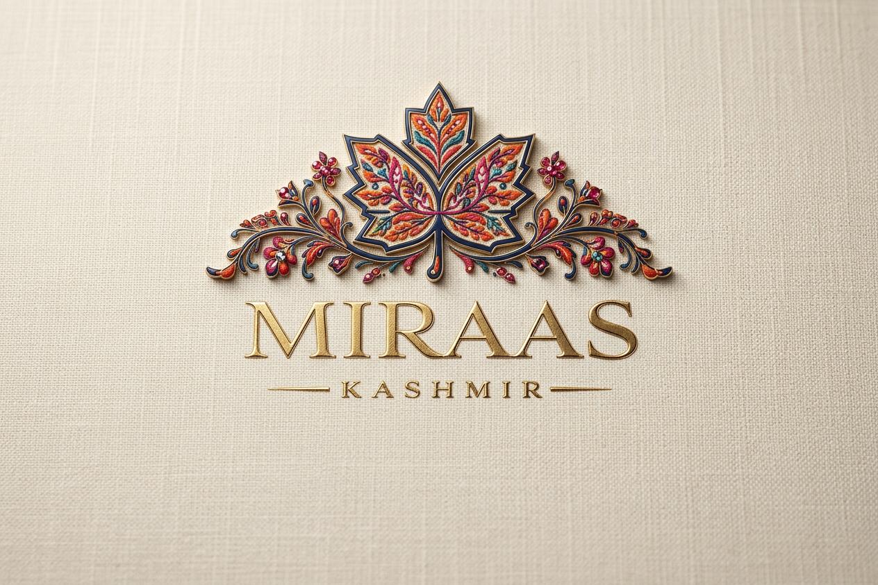  the banner image aHand-embroidered Kashmiri pashmina shawls by Miraas Kashmir